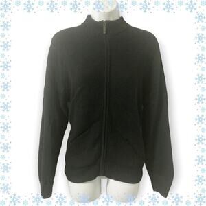 Scottish Winds Women's XL Black Hybrid Golfing Sweater